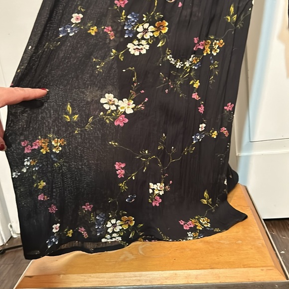 NWT Urban Outfitters UO Marie Prairie Wrap Jumpsuit Floral Print Size 10 - Picture 13 of 16